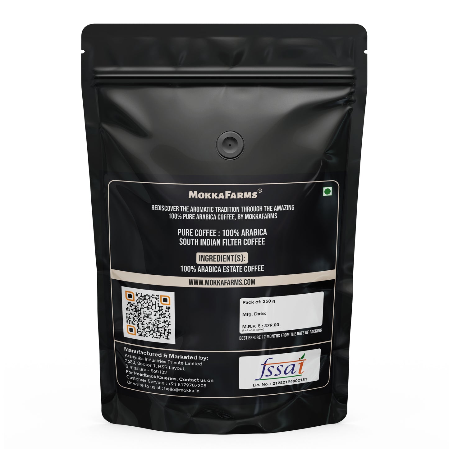 100% Pure Arabica | Pure Filter Coffee