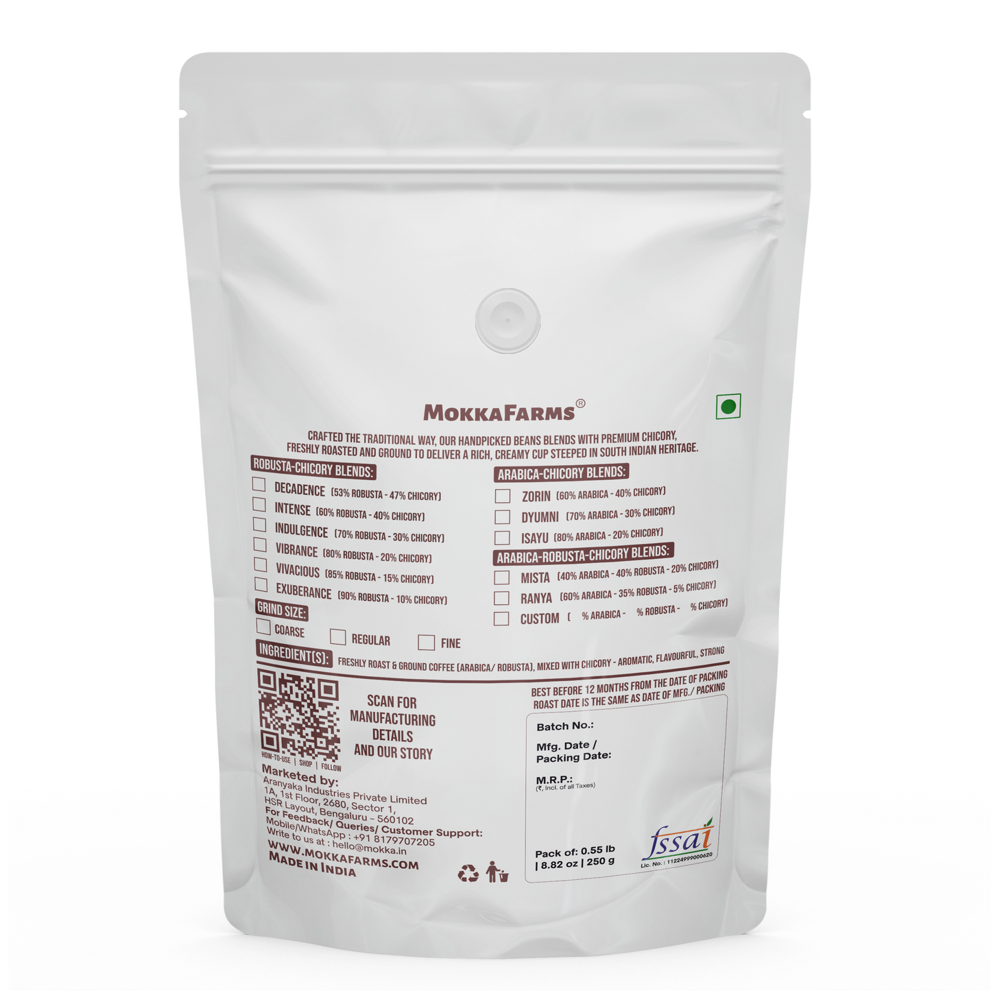 Indulgence | 70% Coffee, 30% Chicory | Chicory Filter Coffee