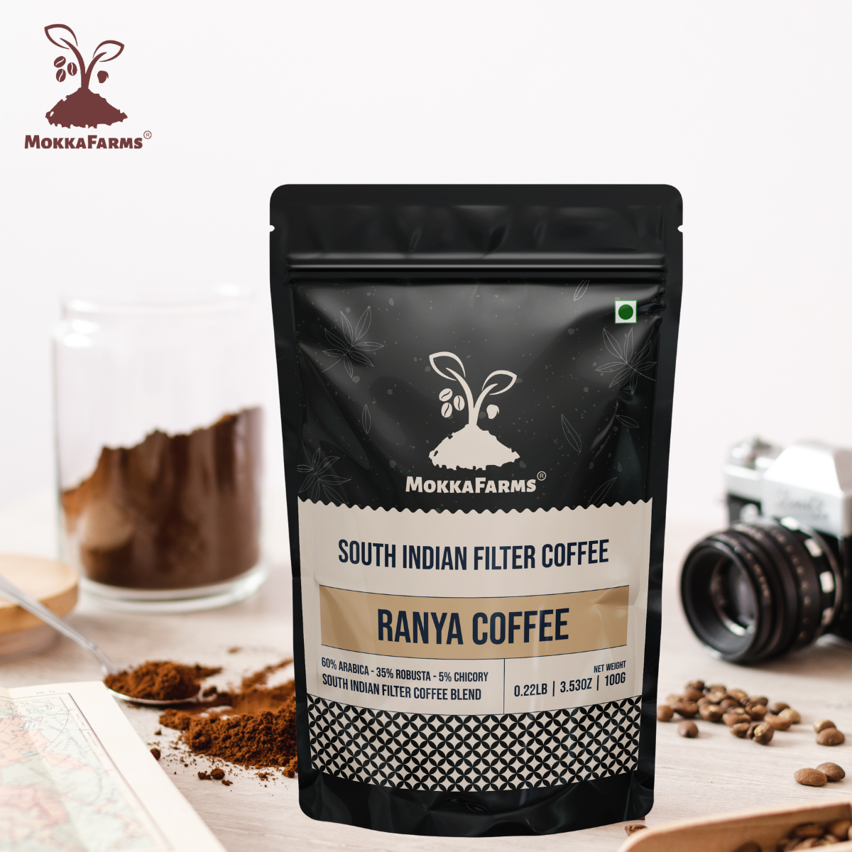 Ranya | 60% Arabica, 35% Robusta, 5% Chicory | Chicory Filter Coffee