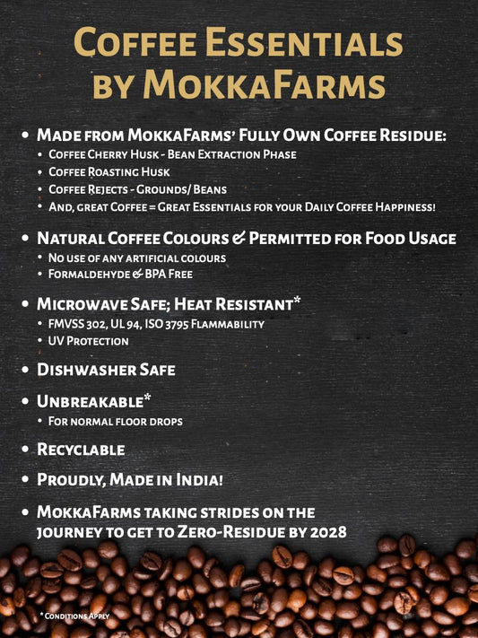 Coffee Mug 300 ML | Made from Coffee Residue [Husk, Unused Coffee Grounds/ Bean] | Available in Pack of 1