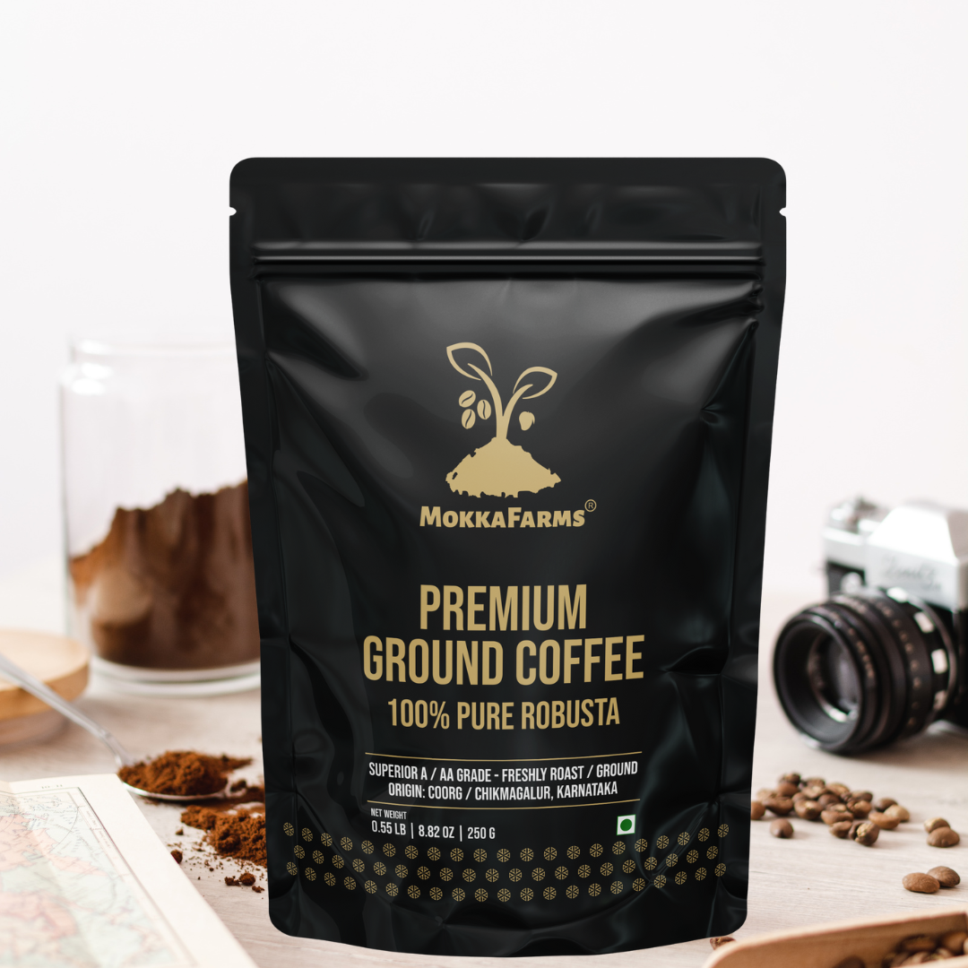 Espresso - 100% Pure Robusta | Premium Ground Coffee