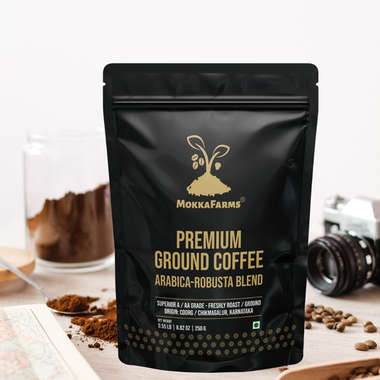 Espresso- Arabica-Robusta Blend | Premium Ground Coffee