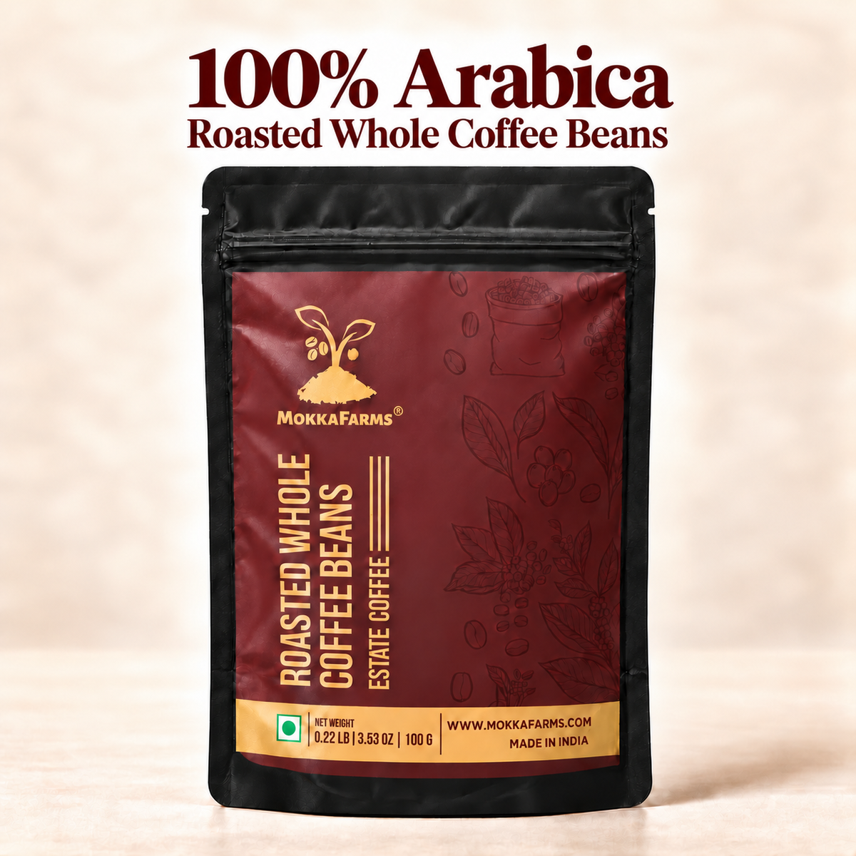 100% Arabica | Freshly Roast, A/ AA Whole Coffee Beans