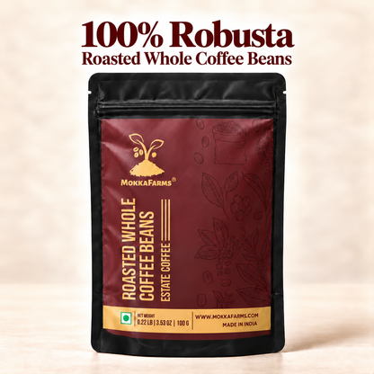 100% Robusta | Freshly Roast, A/ AA Whole Coffee Beans