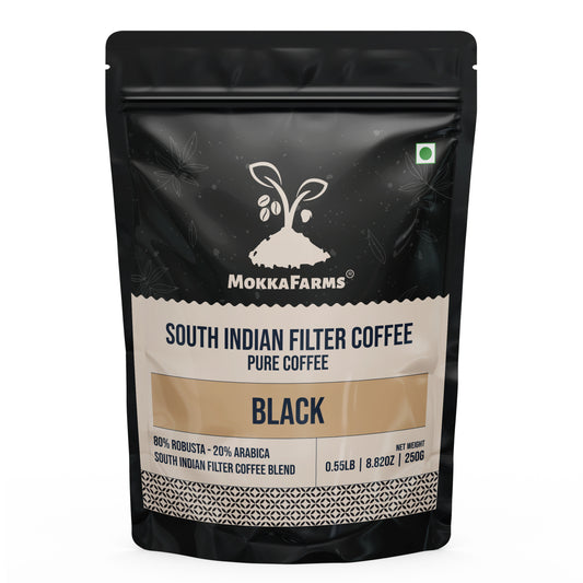Black | 20% Arabica, 80% Robusta | Pure Filter Coffee