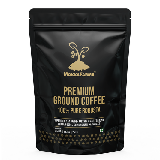 Espresso - 100% Pure Robusta | Premium Ground Coffee