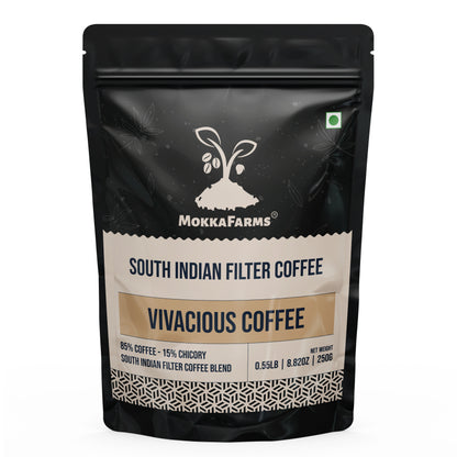 Vivacious | 85% Coffee, 15% Chicory | Chicory Filter Coffee