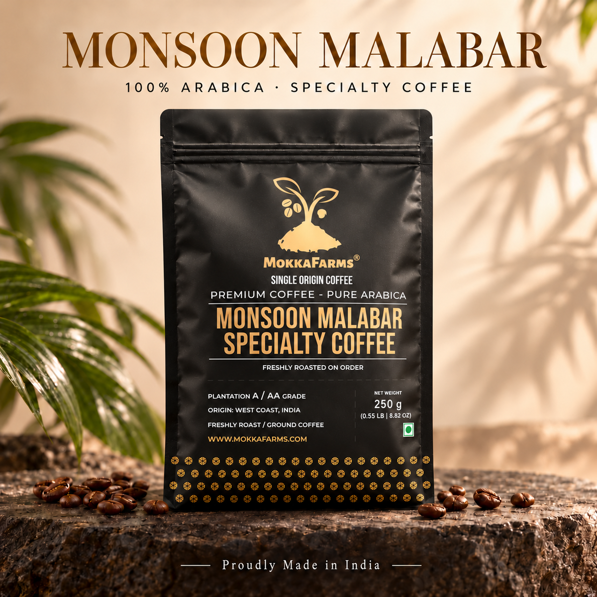 Monsoon Malabar Coffee - 100% Arabica [Specialty Coffee]