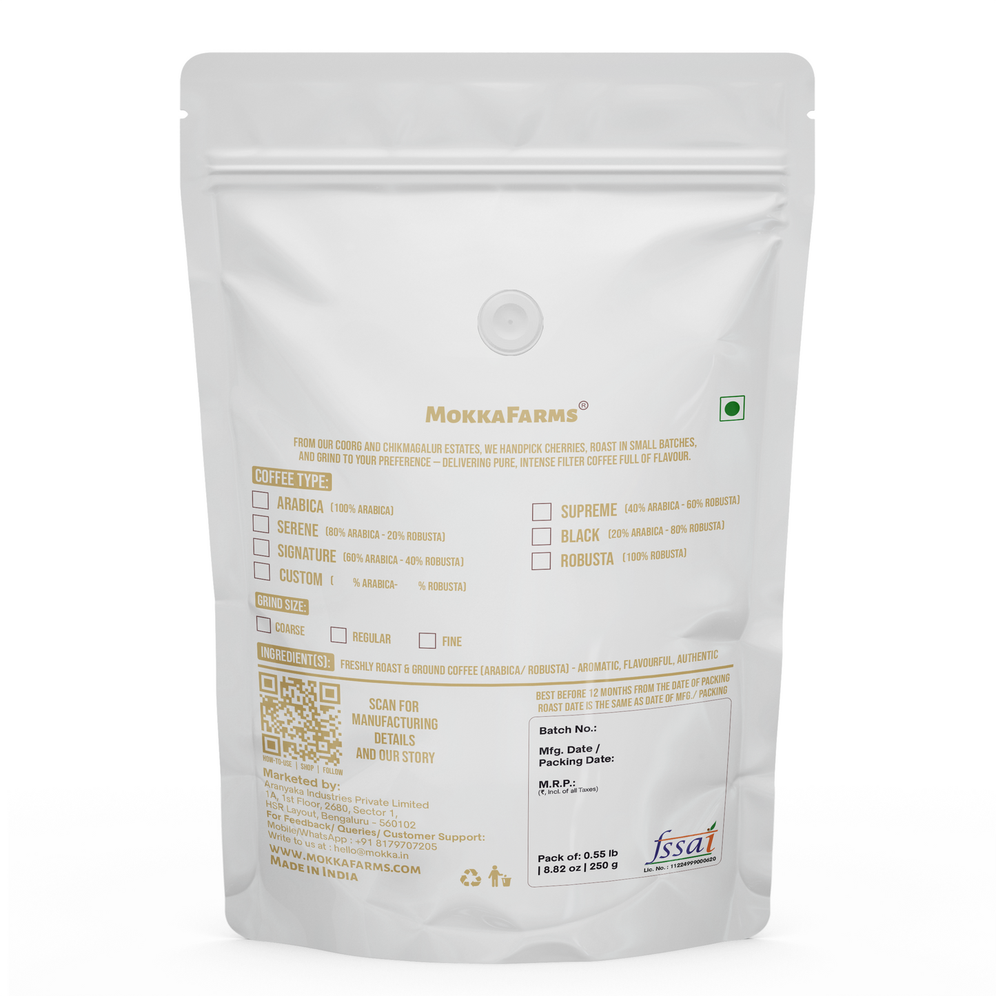 100% Pure Robusta | Pure Filter Coffee