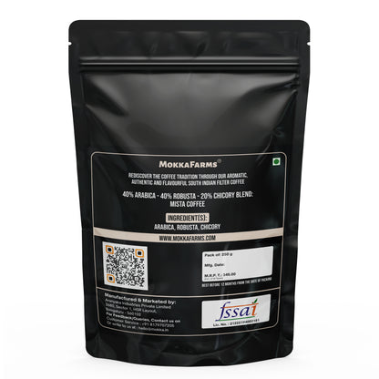 Mista | 40% Arabica, 40% Robusta, 20% Chicory | Chicory Filter Coffee
