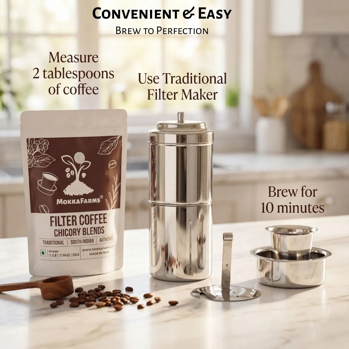 Zorin | 60% Arabica, 40% Chicory | Arabica-Chicory Filter Coffee