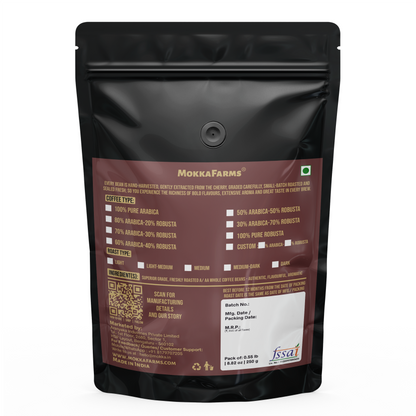 30% Arabica, 70% Robusta | Freshly Roast, A/ AA Whole Coffee Beans