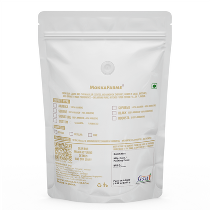 Black | 20% Arabica, 80% Robusta | Pure Filter Coffee