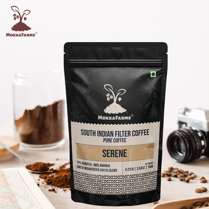Serene | 80% Arabica, 20% Robusta | Pure Filter Coffee