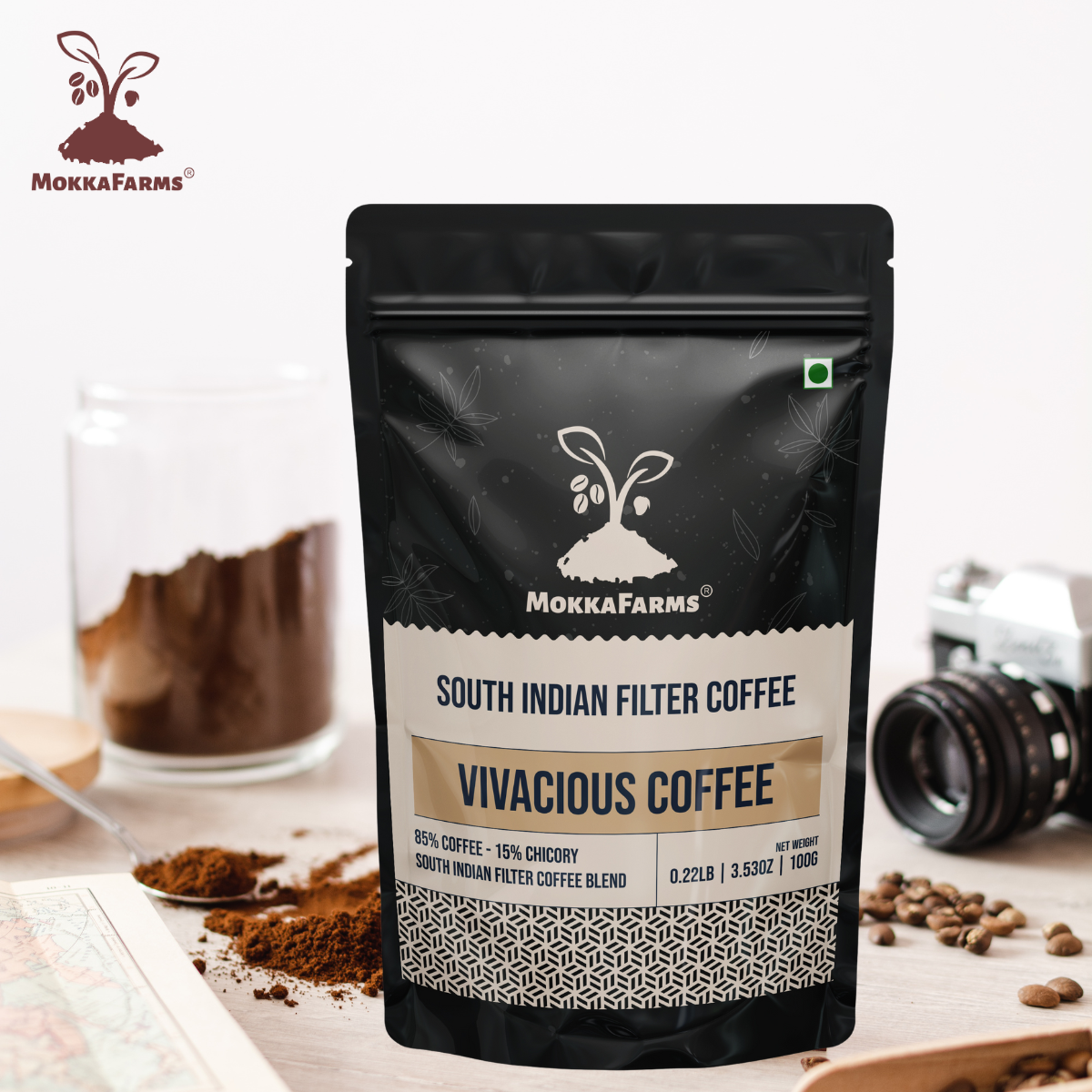 Vivacious | 85% Coffee, 15% Chicory | Chicory Filter Coffee