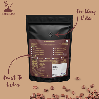 30% Arabica, 70% Robusta | Freshly Roast, A/ AA Whole Coffee Beans