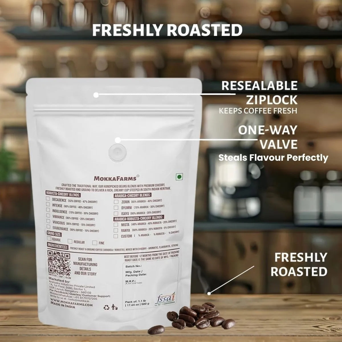 Zorin | 60% Arabica, 40% Chicory | Arabica-Chicory Filter Coffee