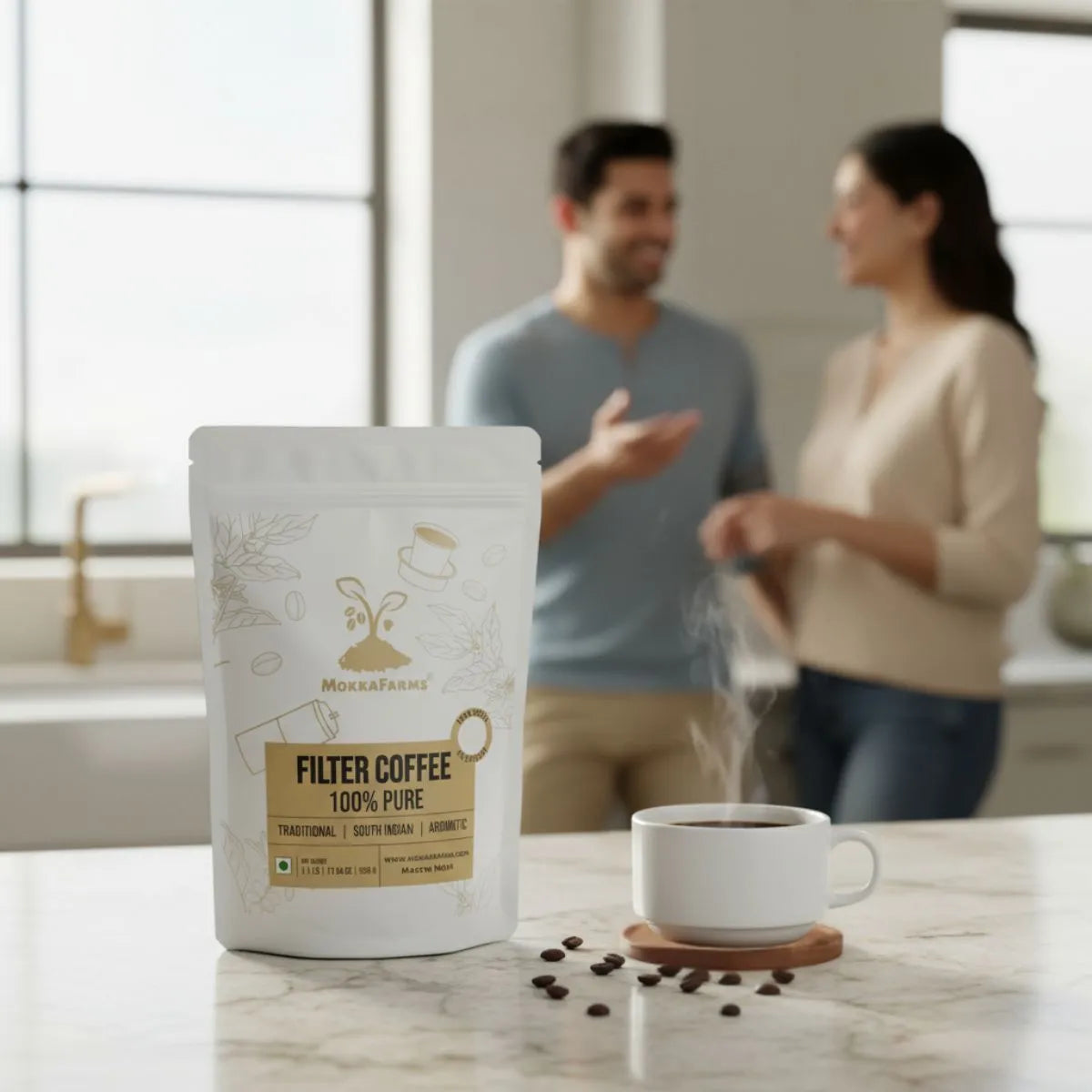 Black | 20% Arabica, 80% Robusta | Pure South Indian Filter Coffee, No Chicory