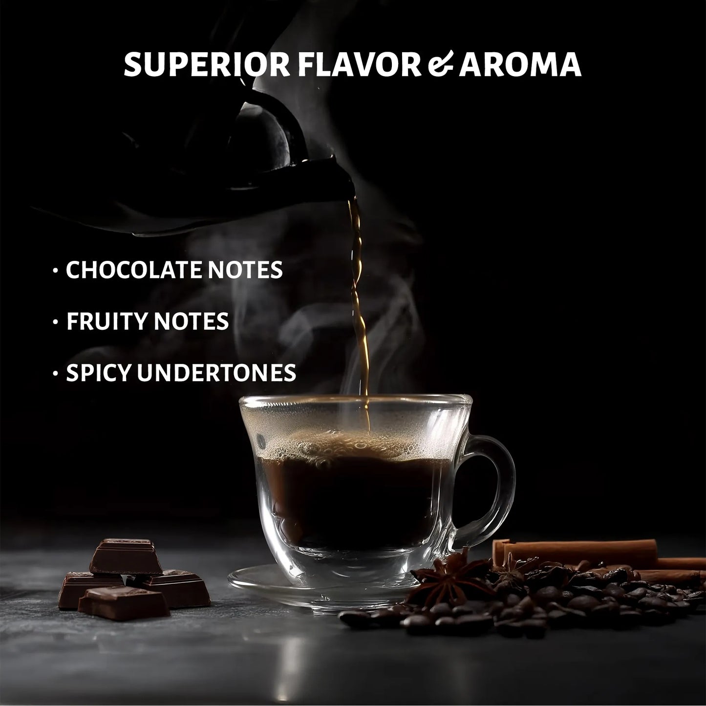 50% Arabica, 50% Robusta | Freshly Roast, A/ AA Whole Coffee Beans