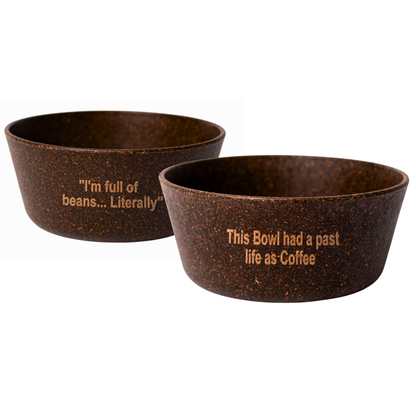 Coffee Bowl 175 ML | Made from Coffee Waste [Husk, Coffee Grounds/ Bean] -Coffee Brown Colour