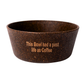 Coffee Bowl 160 ML | Made from Coffee Residue [Husk, Unused Coffee Grounds/ Bean] | Available in Pack of 2 or Pack of 4