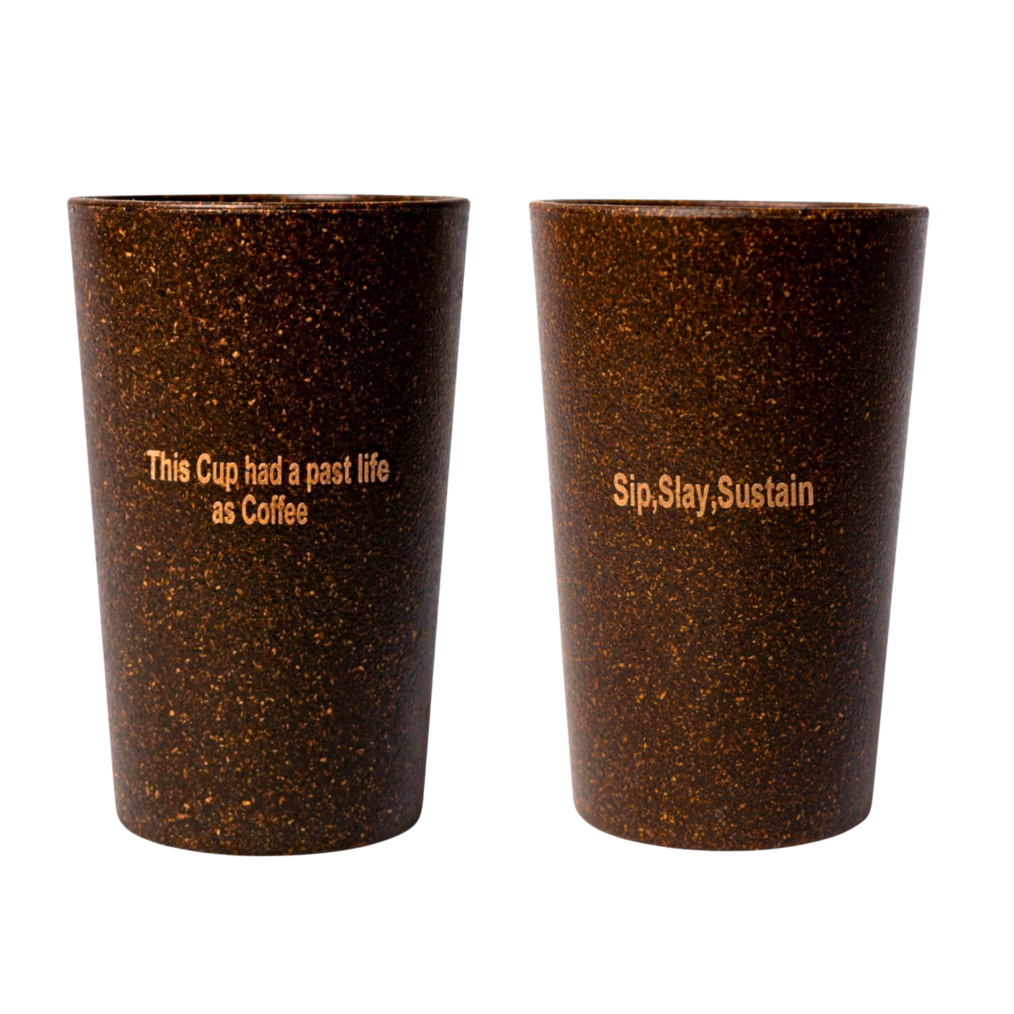 Coffee Cup 250 ML | Made from Coffee Waste [Husk, Coffee Grounds/ Bean] -Coffee Brown Colour