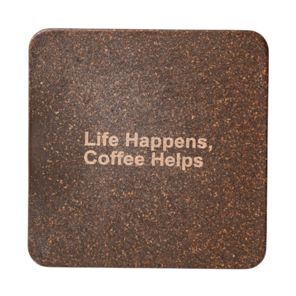 Eco-Friendly Coffee Coasters | Made from Coffee Waste [Husk & Grounds] | Coffee Brown Colour | Sustainable & Durable