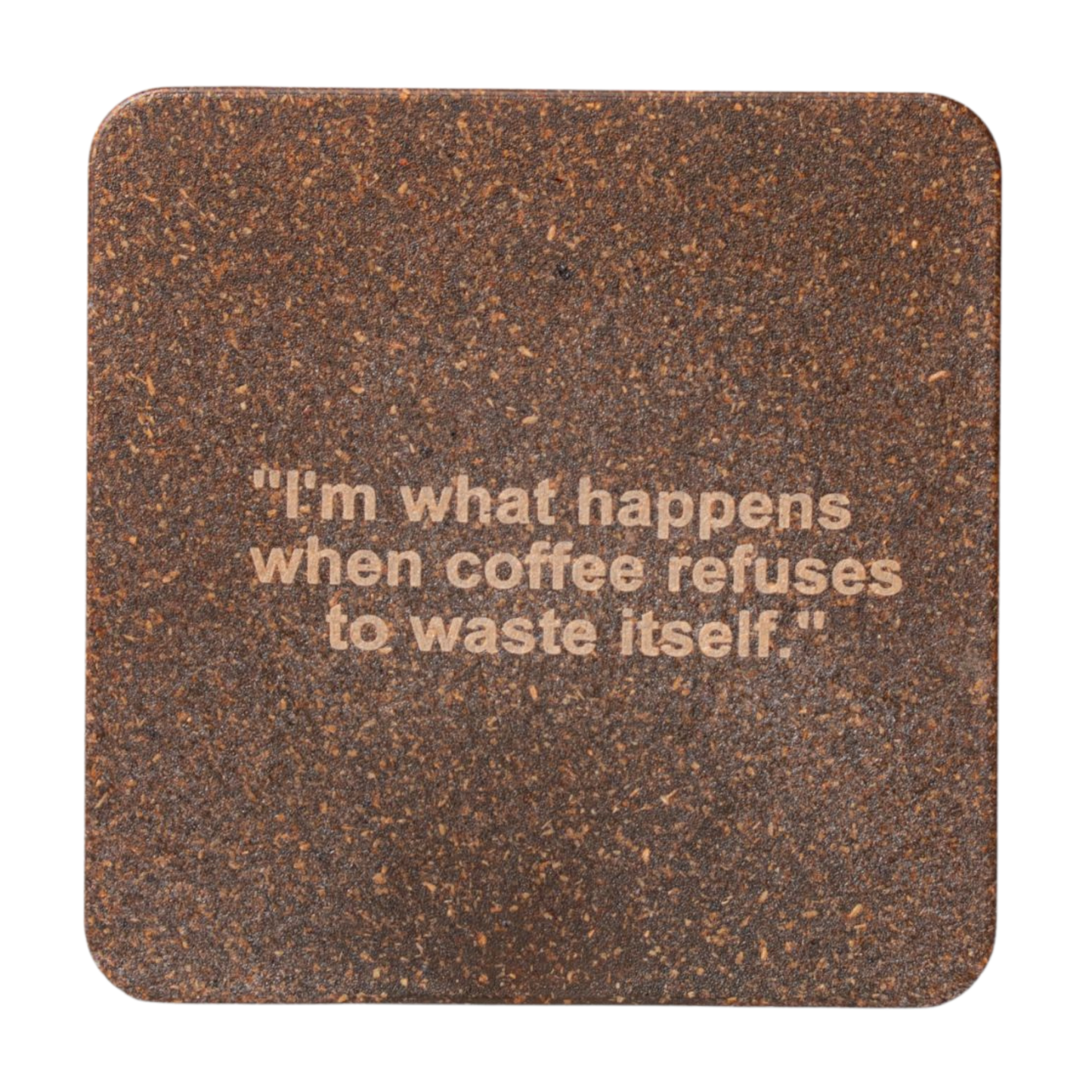 Eco-Friendly Coffee Coasters | Made from Coffee Waste [Husk & Grounds] | Coffee Brown Colour | Sustainable & Durable