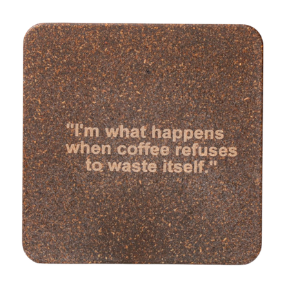 Eco-Friendly Coffee Coasters | Made from Coffee Waste [Husk & Grounds] | Coffee Brown Colour | Sustainable & Durable