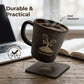 1 Coffee Mug 300 ML + 1 Coaster | Made from Coffee Residue [Husk, Unused Coffee Grounds/ Bean] | Available in Pack of 1