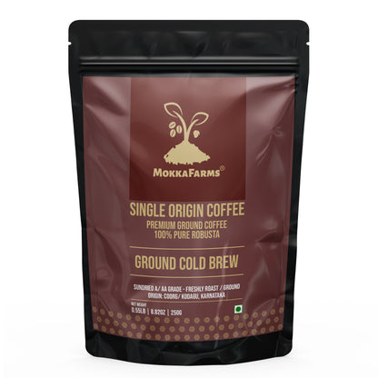 Cold Brew - 100% Pure Robusta | Premium Ground Coffee