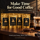 Specialty Coffee, Roasted Whole Beans | 75g Packs x 4 Variants | Sampler Pack
