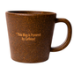 Coffee Mug 300 ML | Made from Coffee Waste [Husk, Coffee Grounds/ Bean] -Coffee Brown Colour