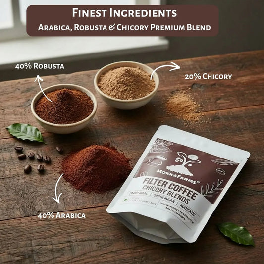 Mista | 40% Arabica, 40% Robusta, 20% Chicory | Arabica-Robusta-Chicory Filter Coffee