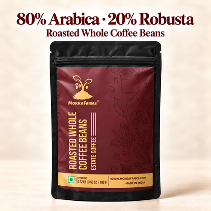 80% Arabica, 20% Robusta | Freshly Roast, A/ AA Whole Coffee Beans
