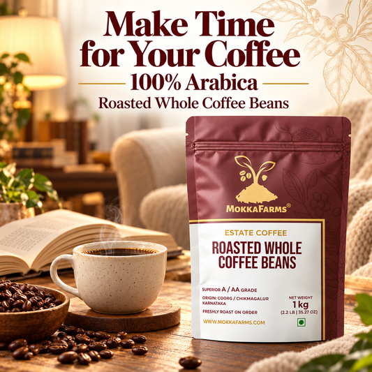 100% Arabica | Freshly Roast, A/ AA Whole Coffee Beans