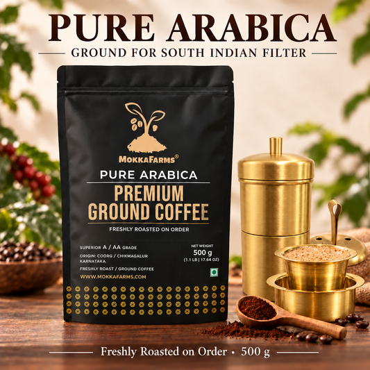 South Indian Filter - 100% Pure Arabica | A/ AA Grade | Premium Ground Coffee