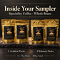 Specialty Coffee, Roasted Whole Beans | 75g Packs x 4 Variants | Sampler Pack