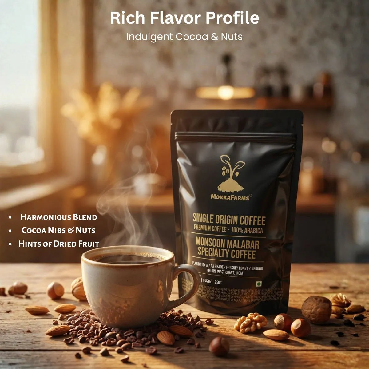 Monsoon Malabar Coffee - 100% Arabica [Specialty Coffee]