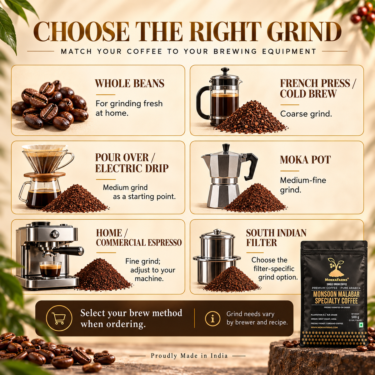 Monsoon Malabar Coffee - 100% Arabica [Specialty Coffee]