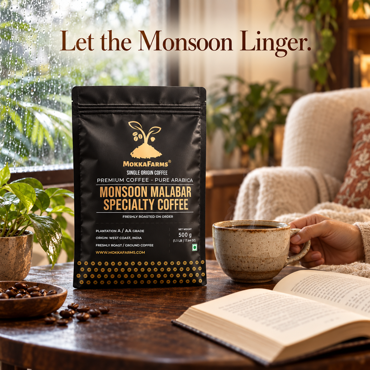 Monsoon Malabar Coffee - 100% Arabica [Specialty Coffee]