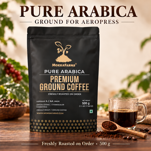 Aero Press - 100% Pure Arabica | A/ AA Grade | Premium Ground Coffee