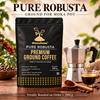 Moka Pot - 100% Pure Robusta | A/ AA Grade | Premium Ground Coffee