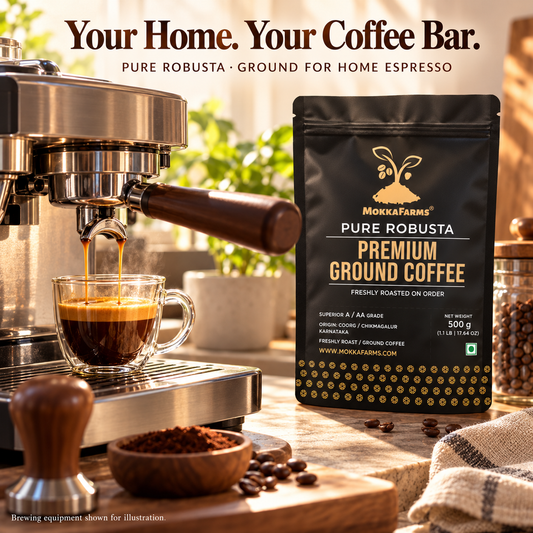 Home Espresso - 100% Pure Robusta | A/ AA Grade | Premium Ground Coffee
