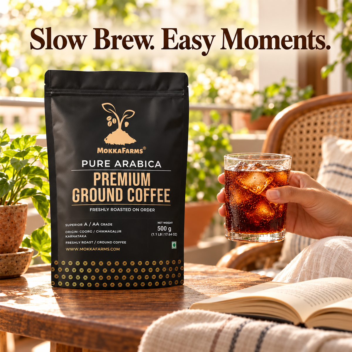 Cold Brew - 100% Pure Arabica | A/ AA Grade | Premium Ground Coffee