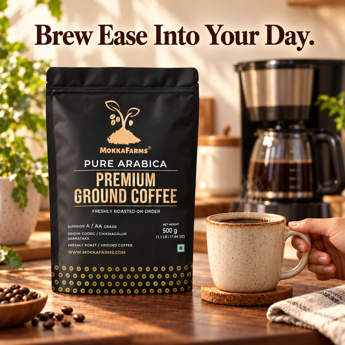 Electric Drip - 100% Pure Arabica | A/ AA Grade | Premium Ground Coffee
