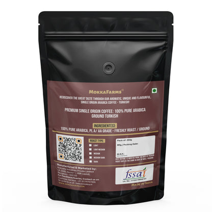 Turkish - 100% Pure Arabica  | Premium Ground Coffee