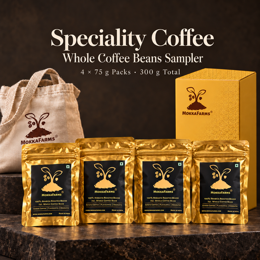 Specialty Coffee, Roasted Whole Beans | 75g Packs x 4 Variants | Sampler Pack