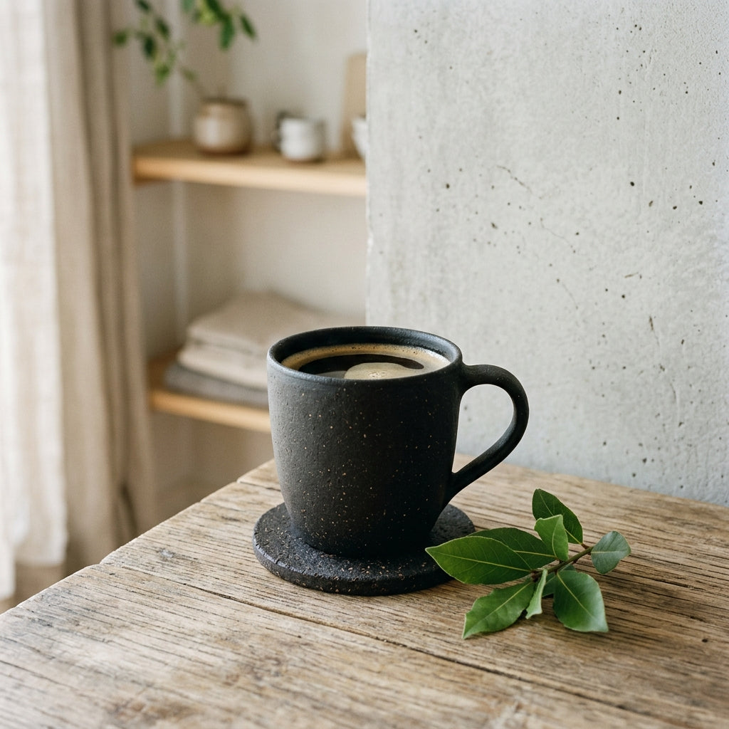 Eco Friendly Coffee Coasters Mug Design