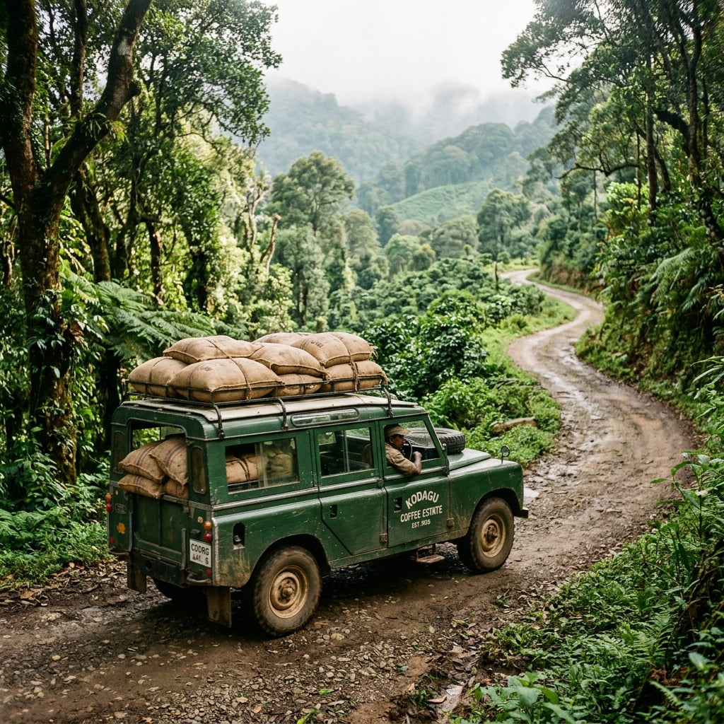 Kodagu forest road vehicle
